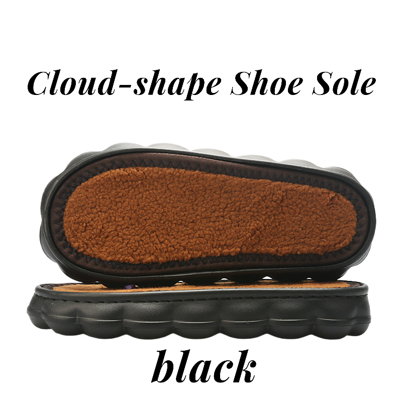 Winter Cloud-shaped shoes base, Warm & Non-slip slippers