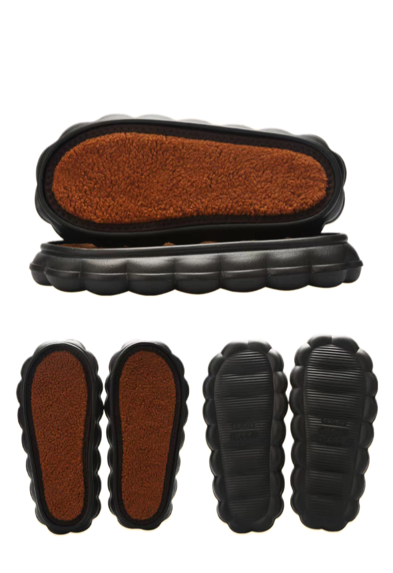 Winter Cloud-shaped shoes base, Warm & Non-slip slippers