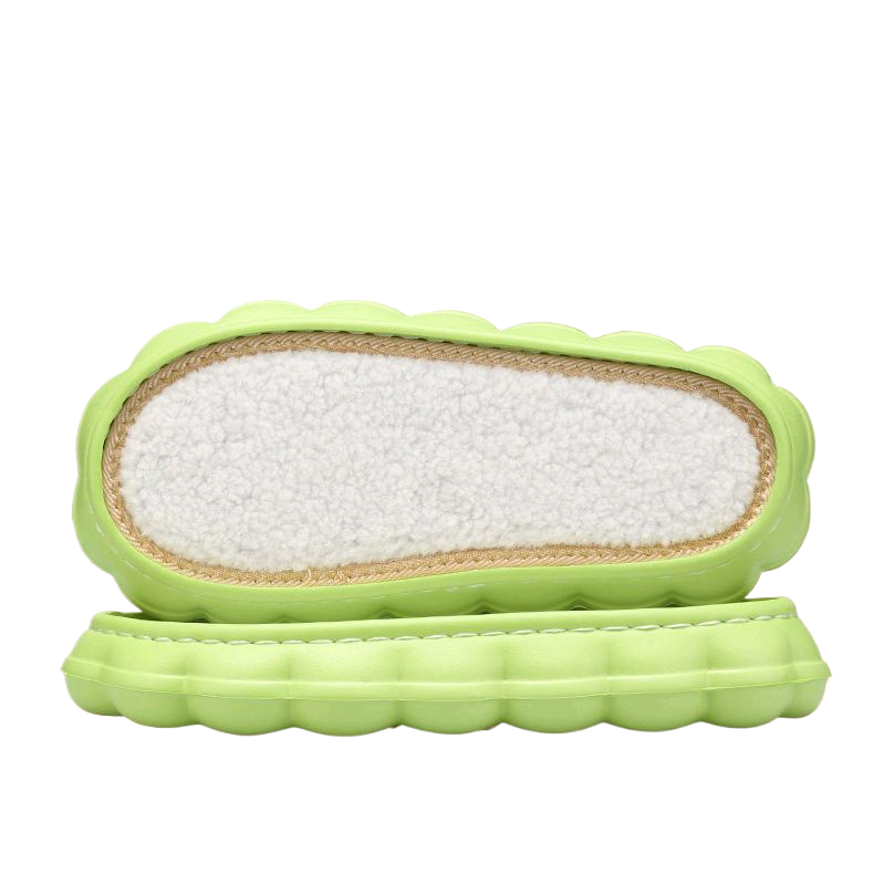 Winter Cloud-shaped shoes base, Warm & Non-slip slippers